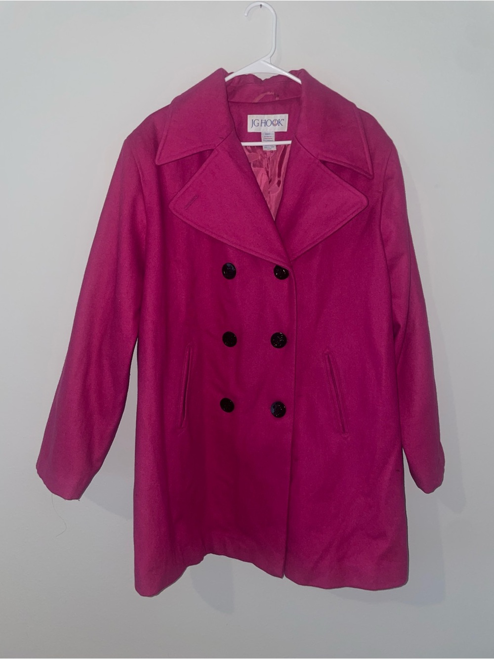 Women’s JG Hooks Double-Breasted Wool Coat